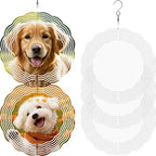 10 Packs 10 Inch Sublimation Wind Spinner Blanks, Aluminum by Unknown