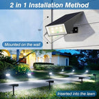 Solar Spot Lights Outdoor with 4‑LED Battery‑Level Indicator, White 12-Pack - Image 5