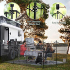 No Dig Dog Fence Outdoor for Yard, 32 in(H) X 35.4 ft(L) - Image 5