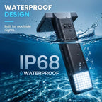 Solar Pool Light for Inground Pools Only, 56 LEDs 3-Sided 180° Wide Glow, Remote Control, 10 Colors 4 Modes, 3 Brightness Levels, Extendable Underwater Effect, IP68 Waterproof, 1 Pack - Image 7