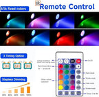 SHOYO Pond Lights, Submersible Fountain Lights Colored, 5 Lights - Image 3