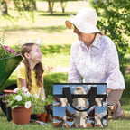Funny Garden Tool Bag Organizer Heavy Duty Cow Gardening Tote Bag with 10 Pockets for Women Men Gardening Gifts - Image 6