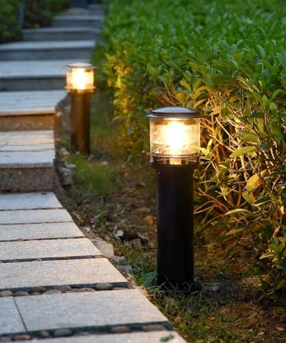 Black Aluminum Bollard Path Lights - IP54 Waterproof, Ideal for Walkway, Patio, Yard & Garden - Image 4