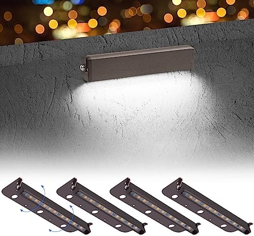 4-Pack 7inch 3W 5000K Daylight White Hardscpe Lighting by KwinmysoLightUpYourHome