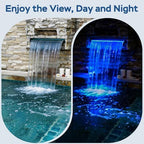 3-Stage Filtration Pond Waterfall Kit with 12 in Stainless Steel Spillway - Image 2