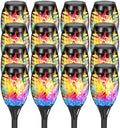 Solar Lights Outdoor, Solar Torch Lights with Flickering Flame,Waterproof Outdoor Garden Lights for Outside Patio Pathway Yard Decorations(6/8/1-/12/16/18/24, Multicolor) (16) by Unknown