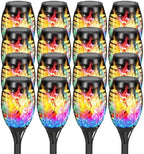 Solar Lights Outdoor, Solar Torch Lights with Flickering Flame,Waterproof Outdoor Garden Lights for Outside Patio Pathway Yard Decorations(6/8/1-/12/16/18/24, Multicolor) (16) by Unknown