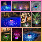 Goallim Floating Pool Lights Solar Powered, 7.6 Inch RGB Upper& Lower Color Changing Solar Pool Lights that Float with Dynamic Lighting Effects, IP68 Waterproof Swimming Pools Light for Party Decor(2) - Image 2