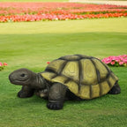 SKYFIRE Turtle Statues for Garden - 34.2” x 18.1” x 11.4” Fiber Reinforced Concrete Figurine Statue, Garden Sculptures & Statues Decor for Outdoors, Lawn, Yard - Outdoor Ornaments Gardening Gifts by SKYFIRE