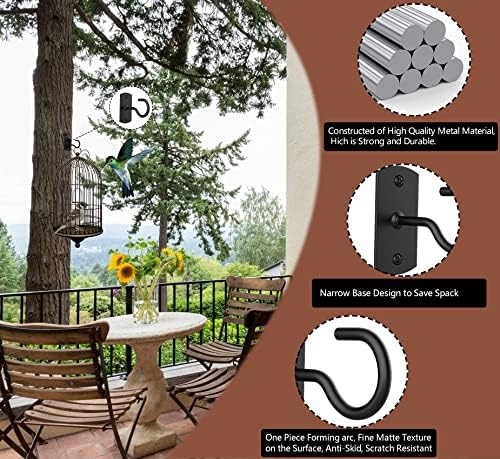 30Pack 2.5In Ceiling Hooks Bulk for Hanging Plants Black - Image 3