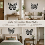 Custom Metal Sign Customized Metal Butterfly Wall Decor Sign Butterfly Wall Sign - Image 5