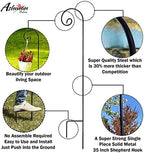 Ashman Shepherd Curled Hook (12 Pack), 35 Inch Tall 1/4 Inch Thick, Made of Premium Metal for Hanging Bird Feeders, Mason Jars, Plant Hangers, Flower Basket, Christmas Lights, Lanterns, and Weddings - Image 3