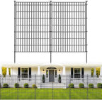 No Dig Garden Fence, Dog Fencing Outdoor for Yard, 10 Panels by OutdoorFence