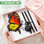 Solar Lights Outdoor 2 Packs 32.28in Garden Butterfly with Solar Lights - Image 5