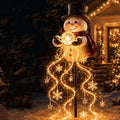 Solar Christmas Bell Lights, Cascading Waterfall Garden Stake Decor by Unknown