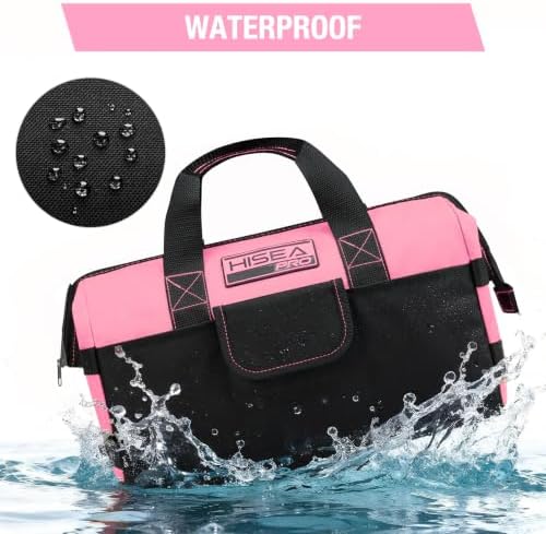 HISEA 3 Pack Heavy Duty Tool Bag, 16-Inch Waterproof Tools Organizer Tote - Image 3
