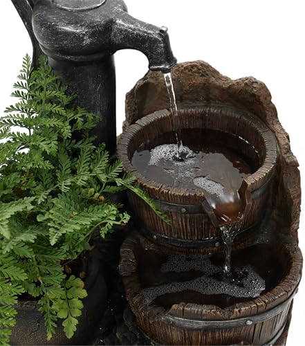 Glenville Water Pump Cascading Water Fountain - Image 6