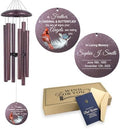 ASTARIN Custom Cardinal Wind Chimes for Loss of Lover Mom Dad, Butterfly Wind Chime Memorial Sympathy Gifts for Remembrance, Windchimes in Memory of a Loved One by Astarin