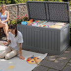 JUMMICO HDPE 250 Gallon Deck Box Double-Wall with Divider - Image 6