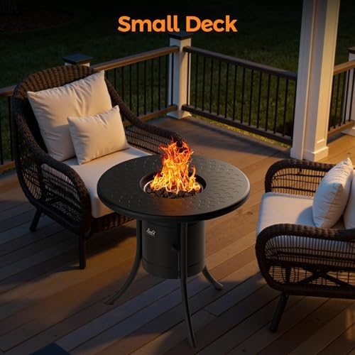 BALI OUTDOORS Dual 1-Pound Propane Fire Pit Outside - Image 6