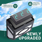Solpex Solar Deck Lights,Solar Fence Lights, 2 Modes Christmas Decoration Lights,Unique Pattern, Waterproof Automatic Outside, Deck, Patio, Stairs, Yard, Steps, Path & Driveway (RGB & Black 8-Pack) - Image 3