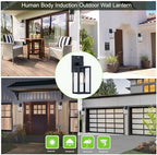 GRUENLICH Outdoor Wall Light Fixture Dusk to Dawn, PIR Motion - Image 6
