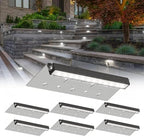 HIBOITEC Hardscape Lighting Low Voltage 7 Inch Retaining Wall Lights 6Pack by HIBOITEC