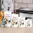 Pumpkin Color Changing Flameless LED Candles Set of 4 - Image 4