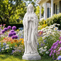29.9" Virgin Mary Praying Statue Outdoor Garden Decor by RedefineModernLiving