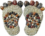 Outdoor Stepping Stones 2-piece Set - Garden Decoration Artificial Pebbles by QZSDBWHCBHomeDecor