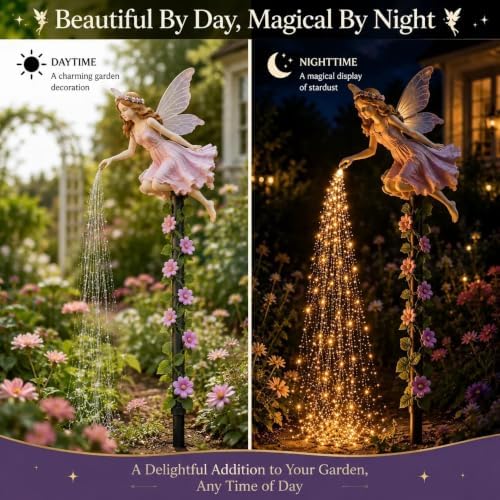 Fairy Sprinkling Magic Dust Garden Light Fairy Garden Accessories Outdoor - Image 2