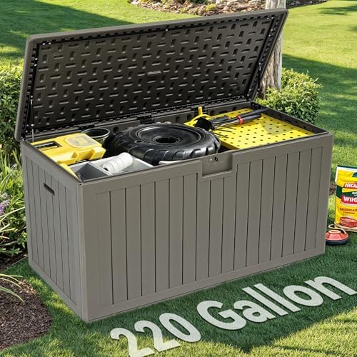YITAHOME 220 Gallon Extra Large Deck Box - Image 3
