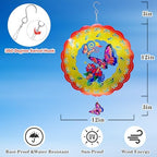 Butterfly Wind Spinner, Butterfly Gift for Women Men, 12in Spinfinity Designs Stainless Steel Hanging Wind Spinners with 3D Visual Effect, for Indoor/Outdoor Decor, Yard Art, Garden Decorations - Image 3