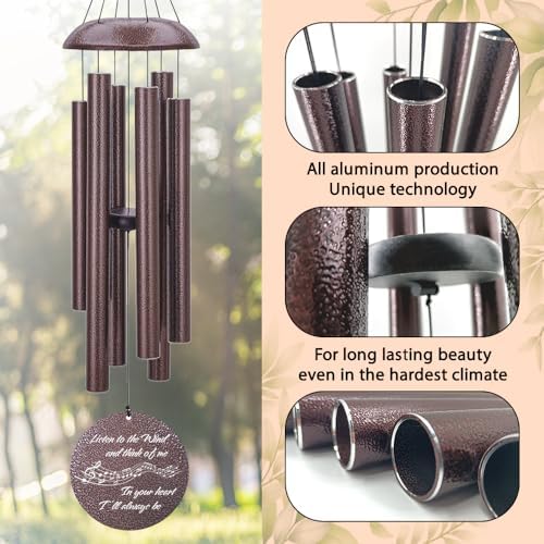 Personalized Sympathy Wind Chime, Memorial Wind Chimes - Image 4