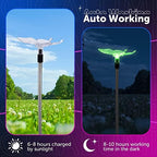 GIGALUMI Solar Garden Lights Outdoor Waterproof Butterfly Path Lights 6 Pc - Image 6