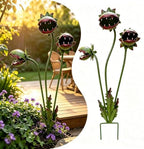 Venus Flytrap Garden Stake - 25inch Metal Outdoor Flowers Yard Art (1PCS) - Image 6