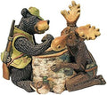 Design Toscano Moose and Black Bear Arm Wrestling Statue by DesignToscano