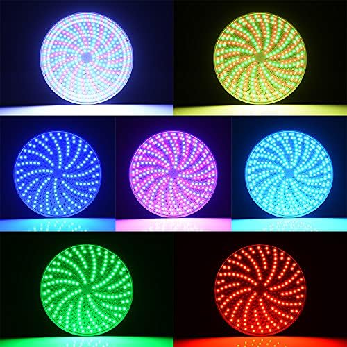 Astra Depot 4pcs 12V E27 RGB 468-LED Bulb Swimming Pool Spa Light IP68 with Remote Control Color Changing Fit Underwater Lighting Fixture E27 Socket - Image 2