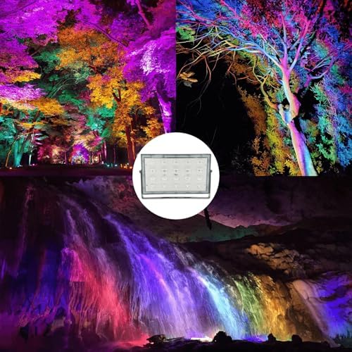 LED Rainbow Light RGB Flood Light 110V 40W IP65 Waterproof for Garden Backyard Outdoors - Image 6
