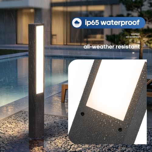 39" Landscape Path Lights IP65 Waterproof Outdoor Pathway Lights - Image 3