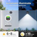 Solar Lights Waterproof IP65, Solar Stair Lights Outdoor Decor 8 Pack - Image 2