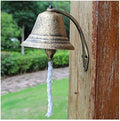 Cast Iron Doorbell Dinner Bell Hanging Lantern Themed Cow Bell Small Bell Wrought Iron Doorbell Retro Cast Iron Doorbell Garden Wall Hanging Wind Chime Rattle Decoration 12x15x15cm Cast Iron Doorbell by Unknown