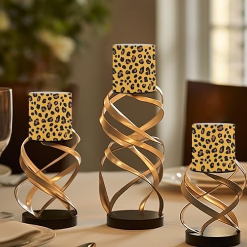 Tiger Flameless Candles Flickering Battery Operated 4 Pack Realistic LED Candles with Timer 12-Key Remote Control Decorative Lighting for Gardens Backyards Balconies 3" Dia - Image 4