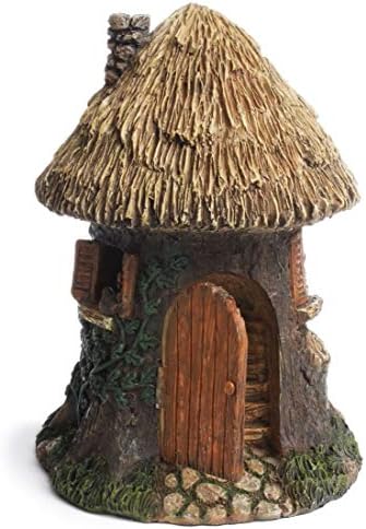 Elf Tree House Gnome Home Fairy Garden Ornament Dollhouse Decor by Unknown
