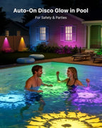 4-Pack RGB Solar Floating Pool Lights with Remote, Waterproof - Image 4