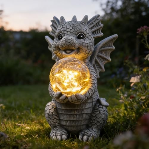 Solar Garden Decorations - Dragon Statue - Image 3