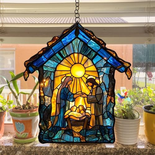 Nativity Scene Acrylic Suncatcher - Image 4
