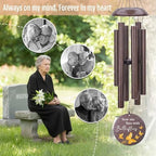 Personalized Butterfly Wind Chimes Custom Name Keepsake - Image 3