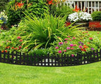 Garden Edging 33FT x 4.1~4.9IN Tall, Landscape Edging Borders with 60pcs Plastic Stakes,Arched Design Black Flexible Lawn Edging Border, No Digging Edge Fence DIY for Tree Flowerbeds Grass Yard - Image 6
