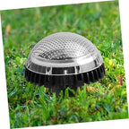 VILLCASE 4 Pack LED Solar Disk Ground Lights for Outdoor Garden Pathways - Image 6